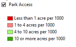 park access legend